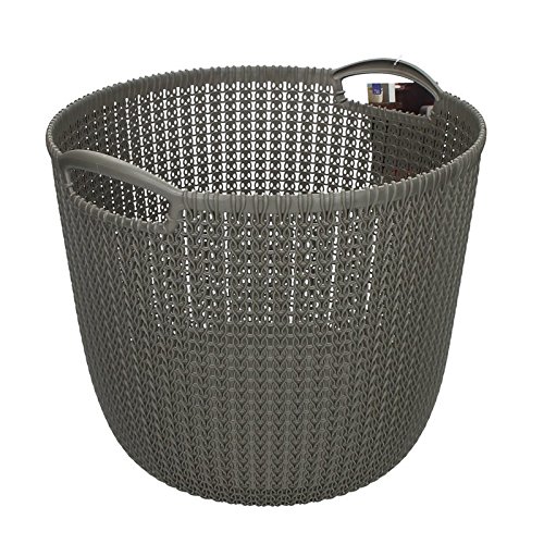 03673-x45-00 knit panier à linge ronde plastiqu...