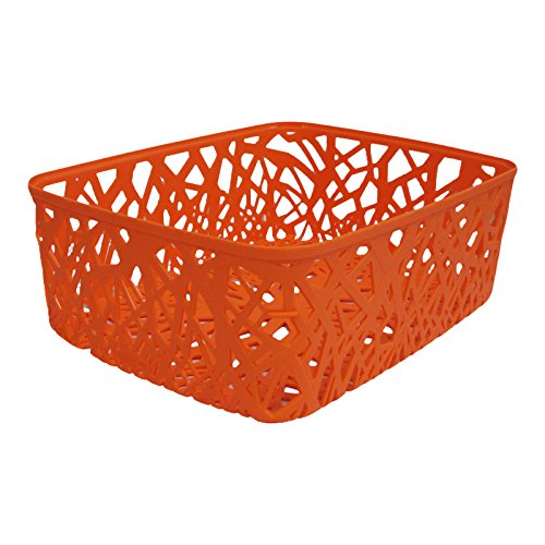2045355 neo panier plastique orange taille a4