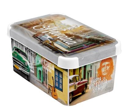 Boîte de rangement 
décor Cuba ou California