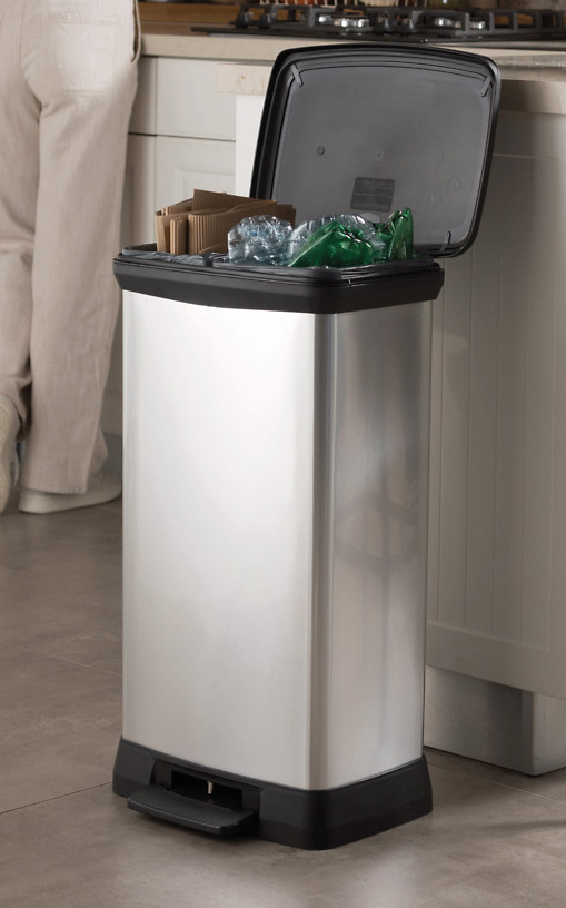 POUBELLE A PEDALE DUO 23 L + 23L CURVER 3253924833279 