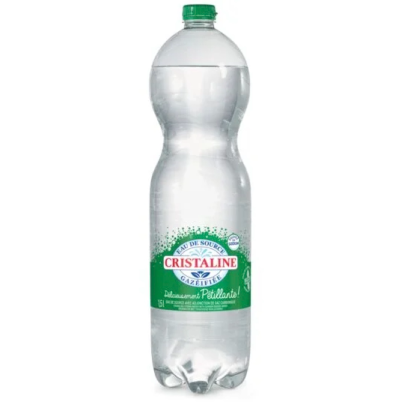 Eau de source gazeuse