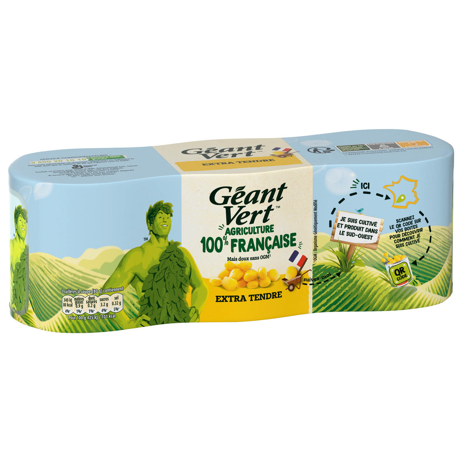 Maïs doux GEANT VERT 3254474014361 GEANT VERT Maïs doux GEANT VERT 3254474014361 GEANT VERT