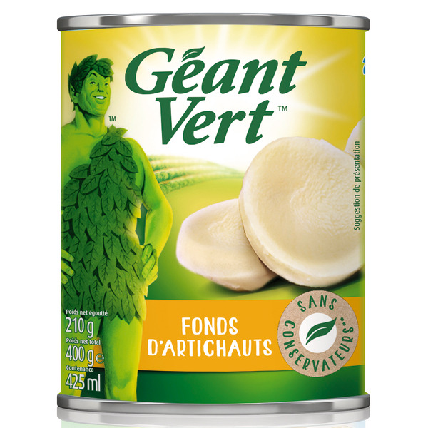 FONDS D'ARTICHAUTS
3254474018697 GÉANT VERT FONDS D'ARTICHAUTS
3254474018697 GÉANT VERT