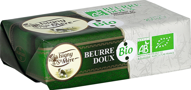BEURRE BIO DOUX Isigny sainte mère
