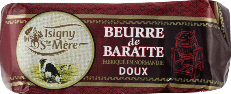 BEURRE DE BARATTE DOUX ISIGNY