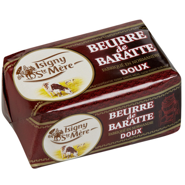  Beurre De Baratte Isigny code EAN 3254550025991 