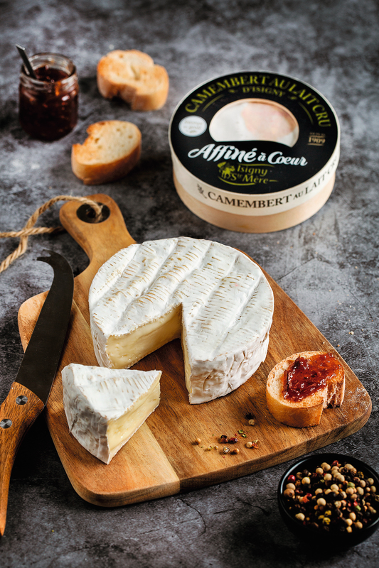 ISIGNY SAINTE-MERE CAMEMBERT AFFINE A COEUR ISIGNY SAINTE-MERE code EAN 3254550034566 