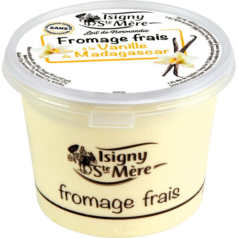FE FROMAGE FRAIS VANILLE MADAGASCAR ISIGNY SAIN...