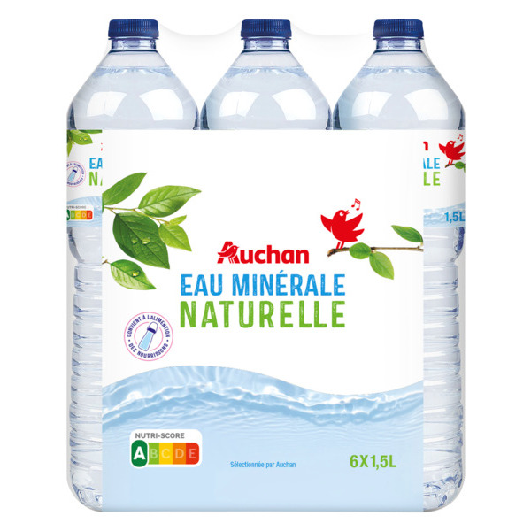  Eau Minérale Auchan code EAN 3254560025745 