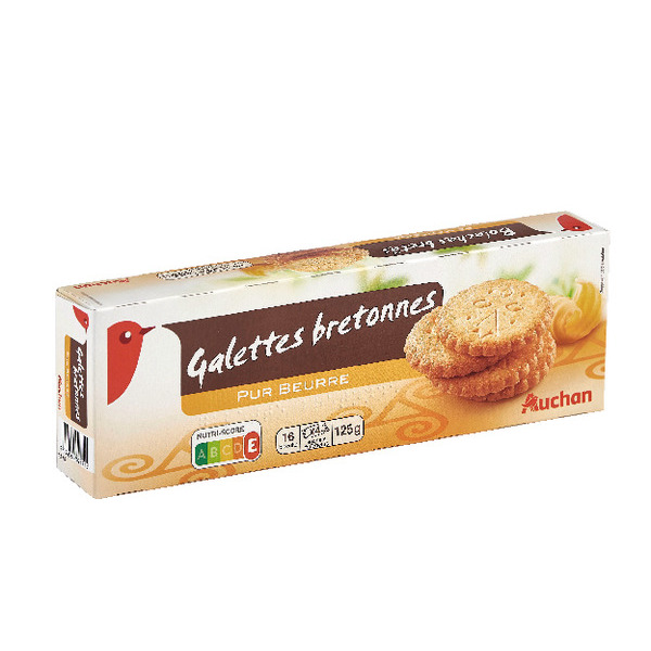 Galettes Bretonnes Auchan code EAN 3254560028715 