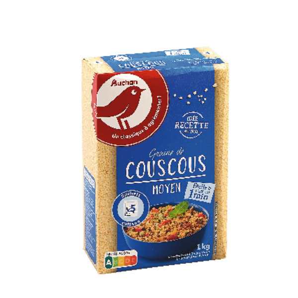 Couscous Moyen Auchan 3254560031609 