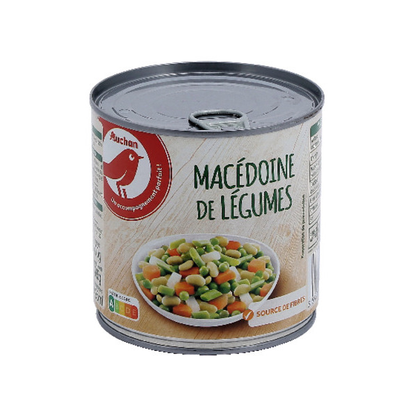  Macédoine De Légumes Auchan code EAN 3254560033368 