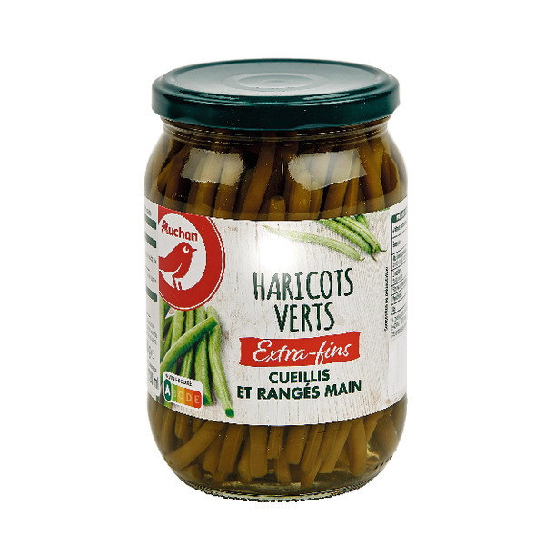 Haricots Verts Extra Fins Cueillis Et Rangés Main Auchan 3254560088603 Haricots Verts Extra Fins Cueillis Et Rangés Main Auchan 3254560088603