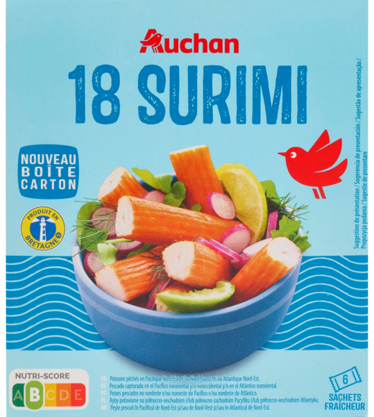 Bâtonnets De Surimi Auchan