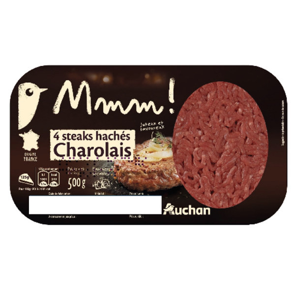  Steaks Hachés Charolais Mmm!  code EAN 3254561388276 