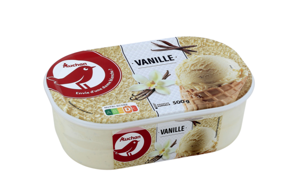  Glace Vanille Auchan code EAN 3254563259024 
