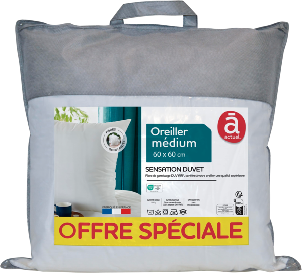  Oreiller Sensation Duvet Actuel code EAN 3254564492031 