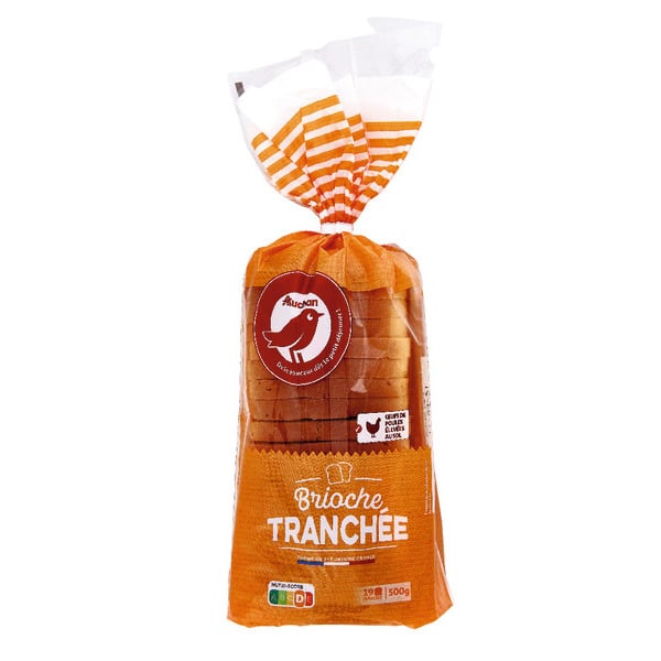  Brioche Tranchée Auchan code EAN 3254565194293 
