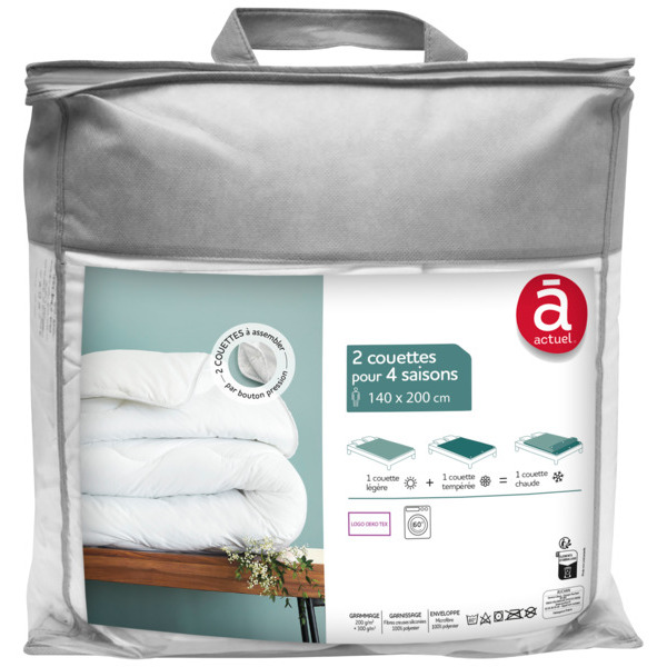  Couette 4 Saisons Recyclée Actuel code EAN 3254565981398 