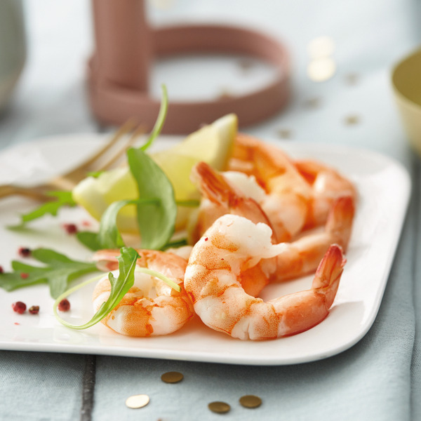  Queues De Crevettes "Cocktail" Cuites Surgelées Auchan code EAN 3254566480876 