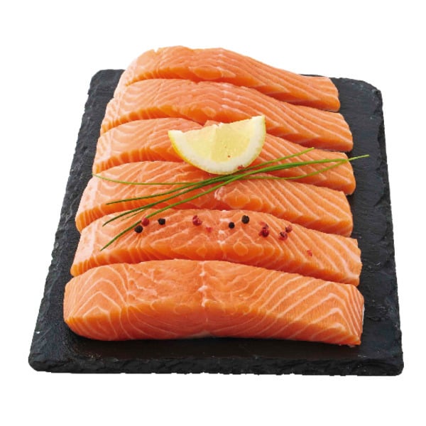  6 Pavés De Saumon Atlantique Filière Auchan "Cultivons Le Bon"  code EAN 3254567932923 