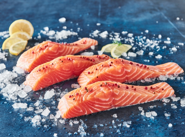  2 Pavés De Saumon Atlantique Filière Auchan "Cultivons Le Bon" code EAN 3254568614972 