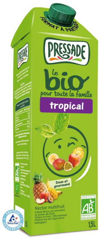 PRESSADE NECTAR BIO TROPICAL  code EAN 3254691590365 