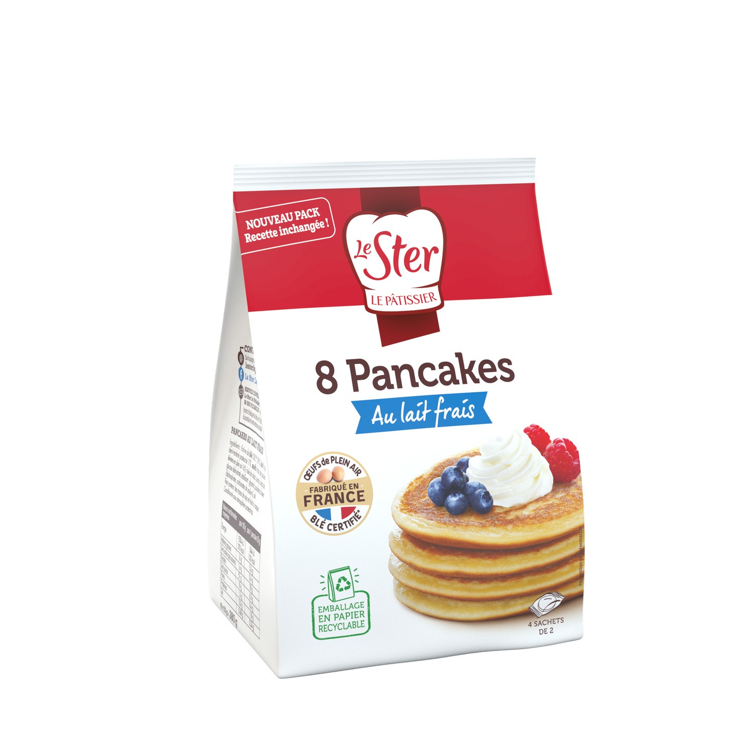 Pancakes lait frais LE STER 3255290253033 LE STER Pancakes lait frais LE STER 3255290253033 LE STER