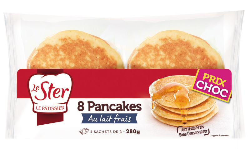 Pankakes au lait frais