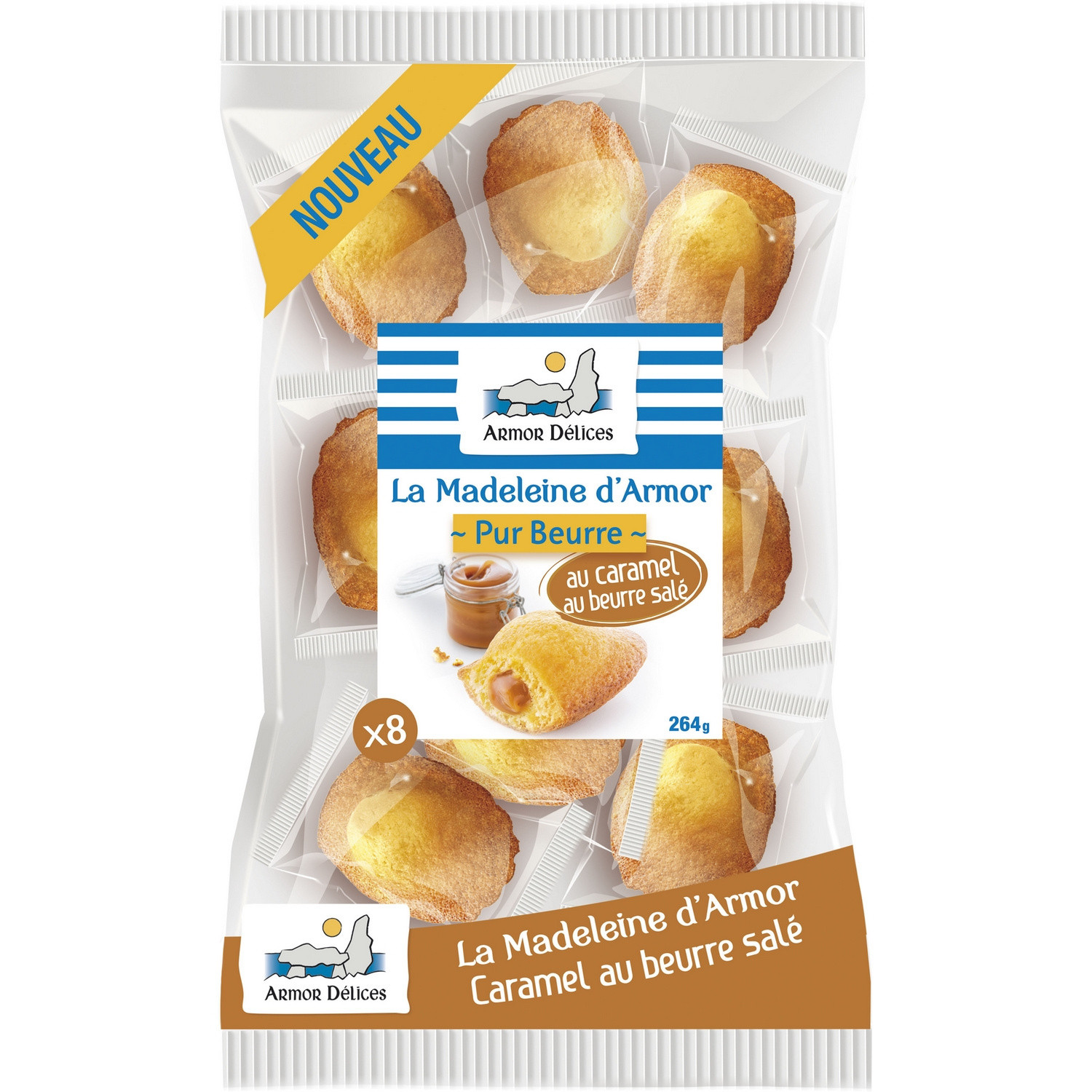Madeleine d'Armor caramel au beurre salé ARMOR ...