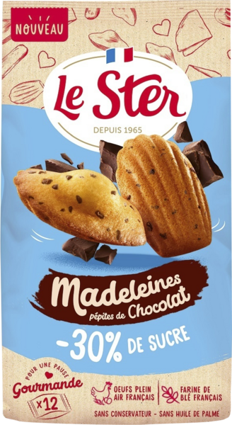  Madeleines Aux Pépites De Chocolat Le Ster code EAN 3255290254573 