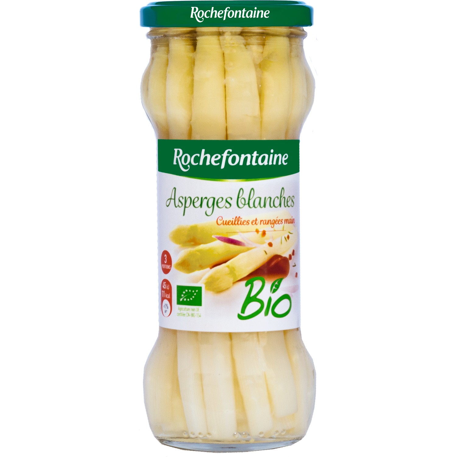 Asperges bio blanches moyennes ROCHEFONTAINE