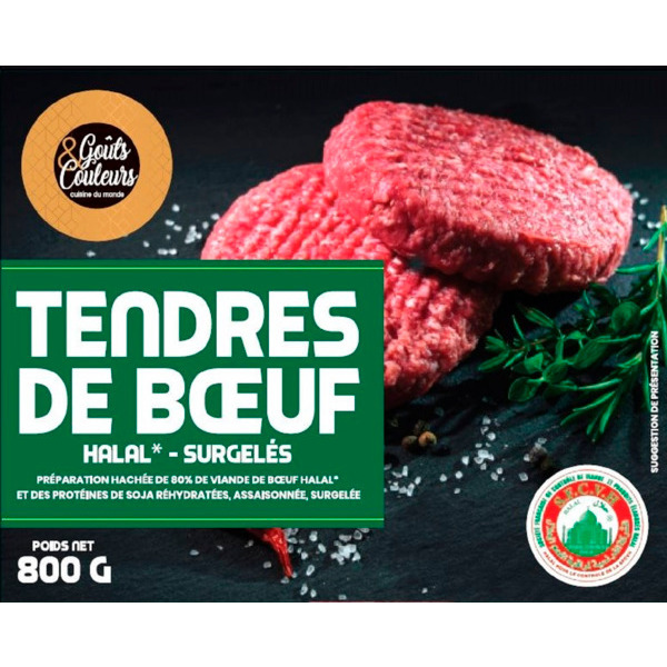  Tendres De Boeuf Halal Goûts & Couleurs code EAN 3255790417119 
