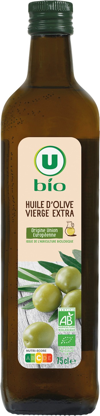  HUILE D'OLIVE VIERGE EXTRA U BIO code EAN 3256220280136 