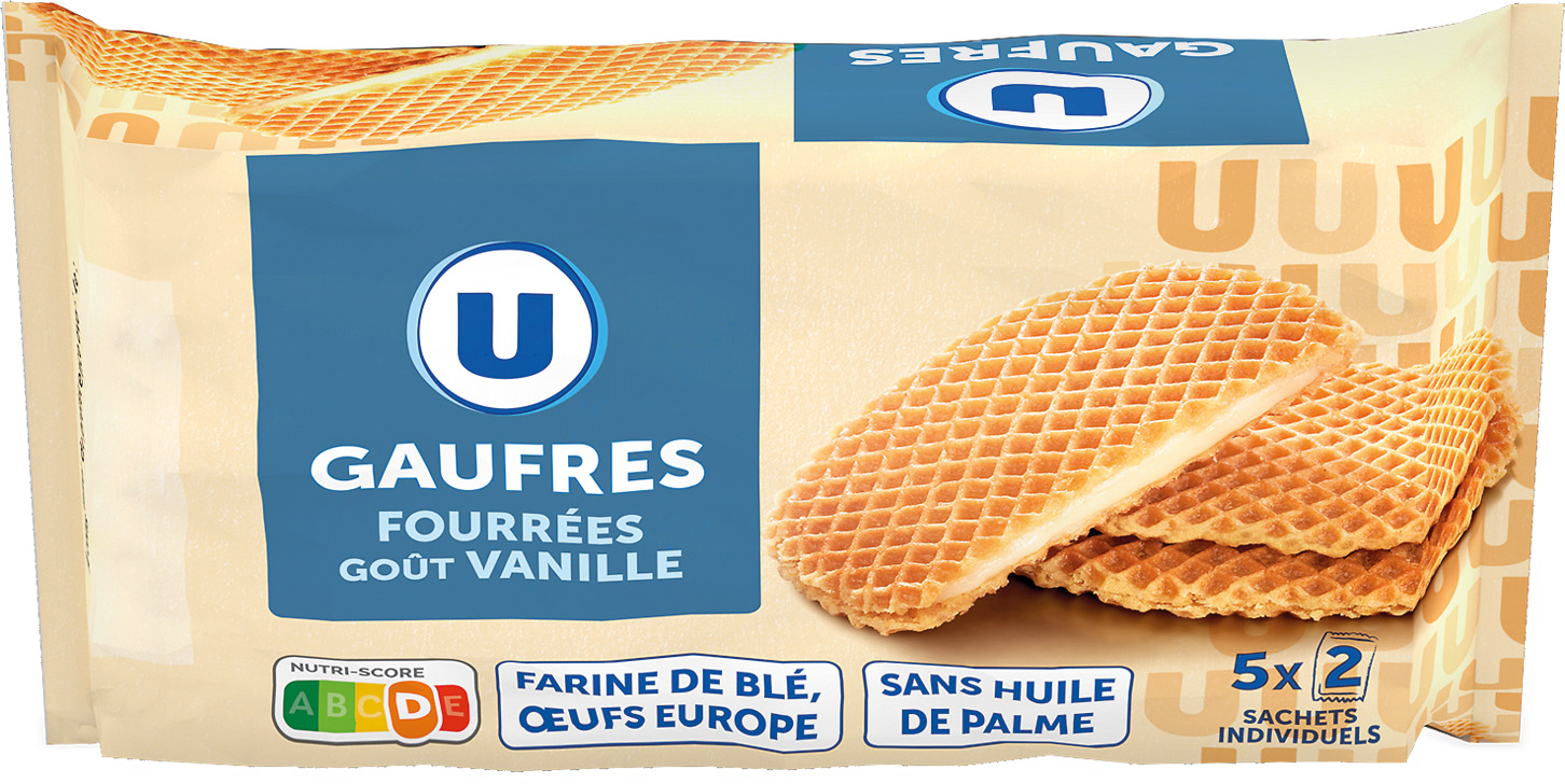  GAUFRES FOURRAGE GOUT VANILLE U code EAN 3256220364751 