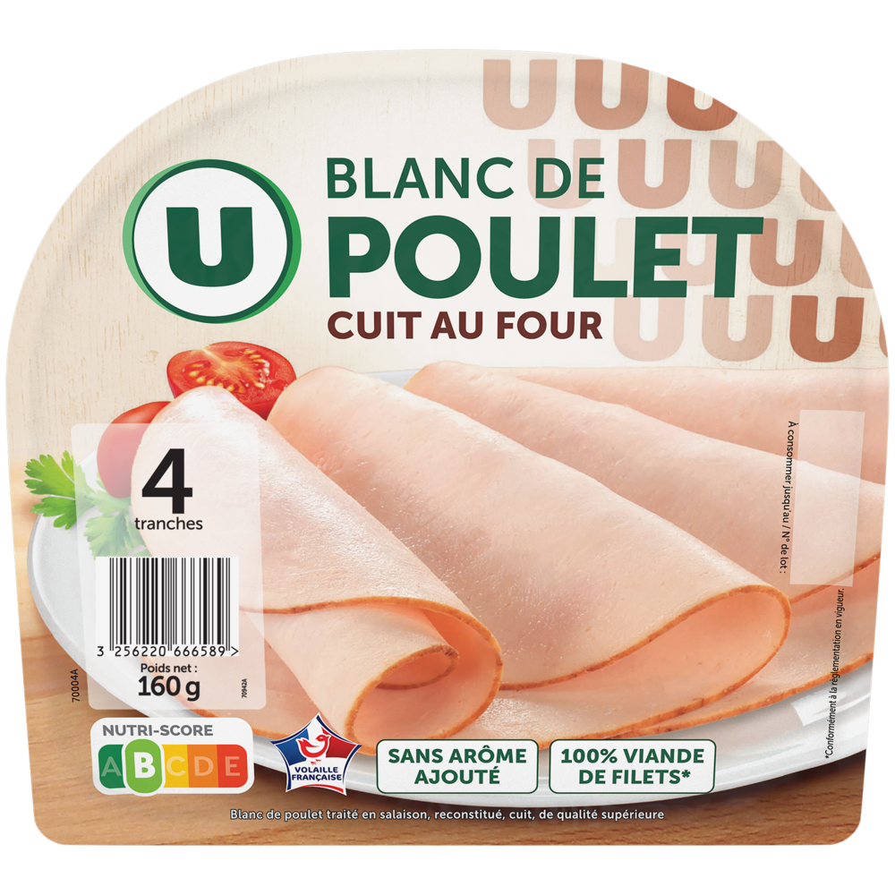  BLANC DE POULET U code EAN 3256220666589 
