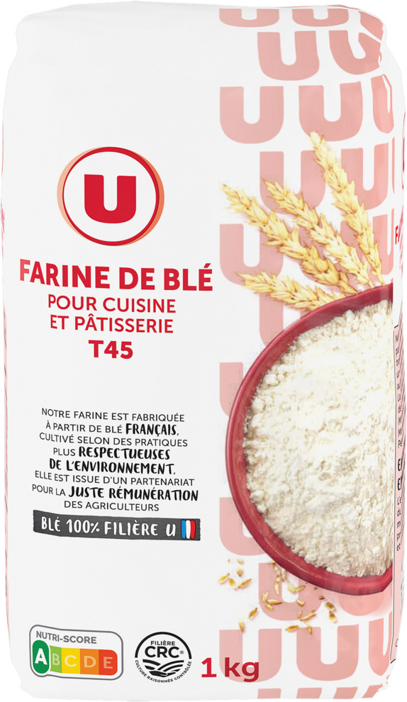  FARINE DE BLE T45 U code EAN 3256221011005 