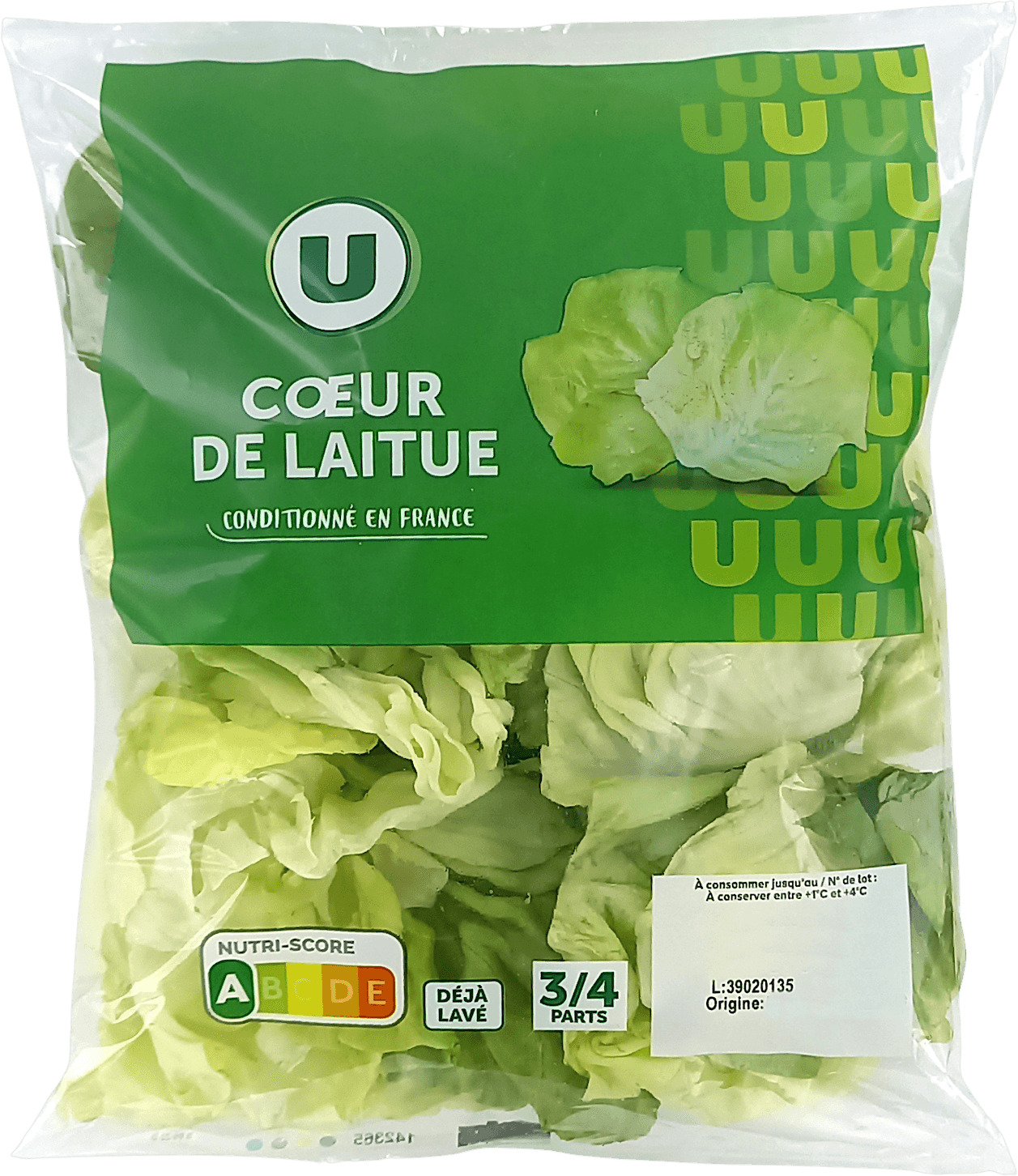  COEUR DE LAITUE U code EAN 3256223800072 