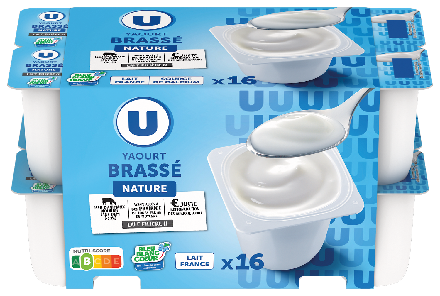  YAOURT BRASSE NATURE U code EAN 3256224225133 