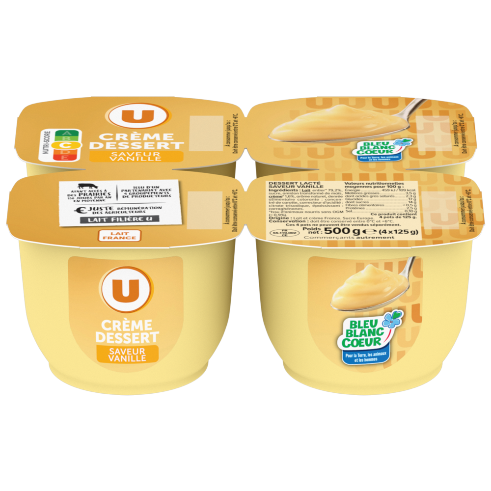  CREME DESSERT MONOPARFUM U code EAN 3256224236344 