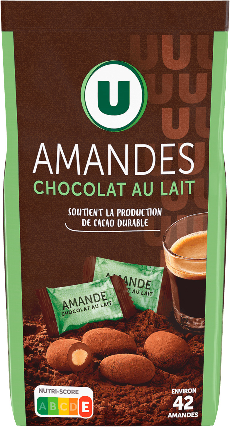  AMANDES CHOCOLAT AU LAIT U code EAN 3256225050949 