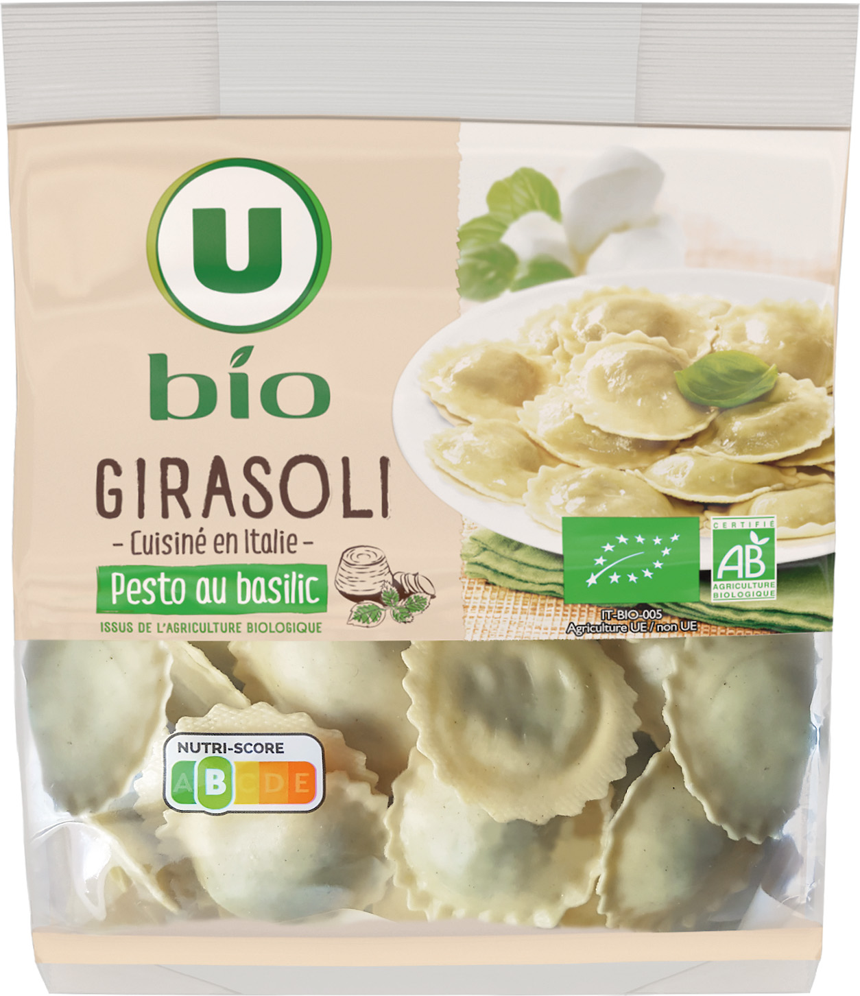  PATES FRAICHES U BIO code EAN 3256226087203 