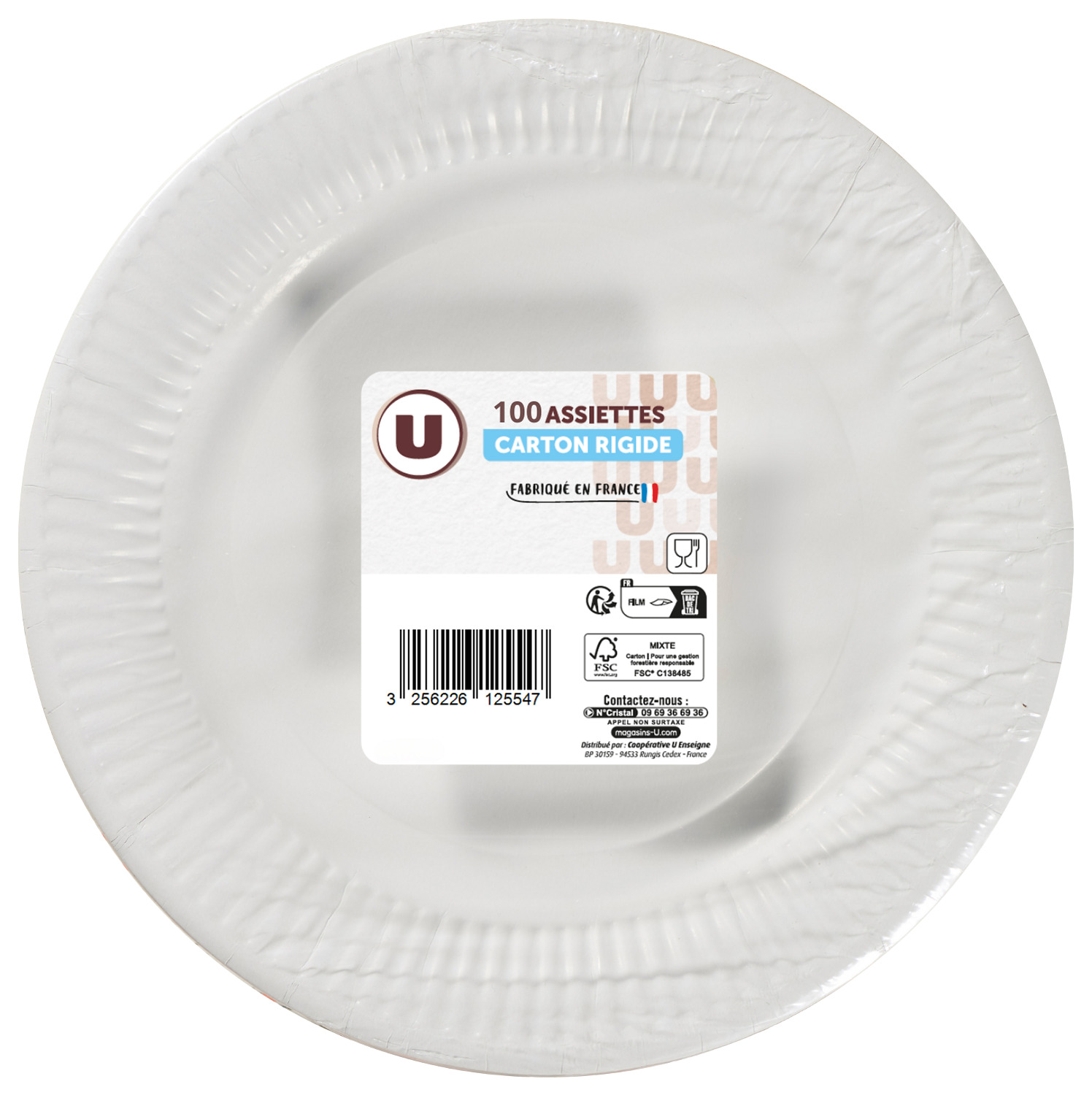 100 ASSIETTES BLANCHES 3256226125547 100 ASSIETTES BLANCHES 3256226125547