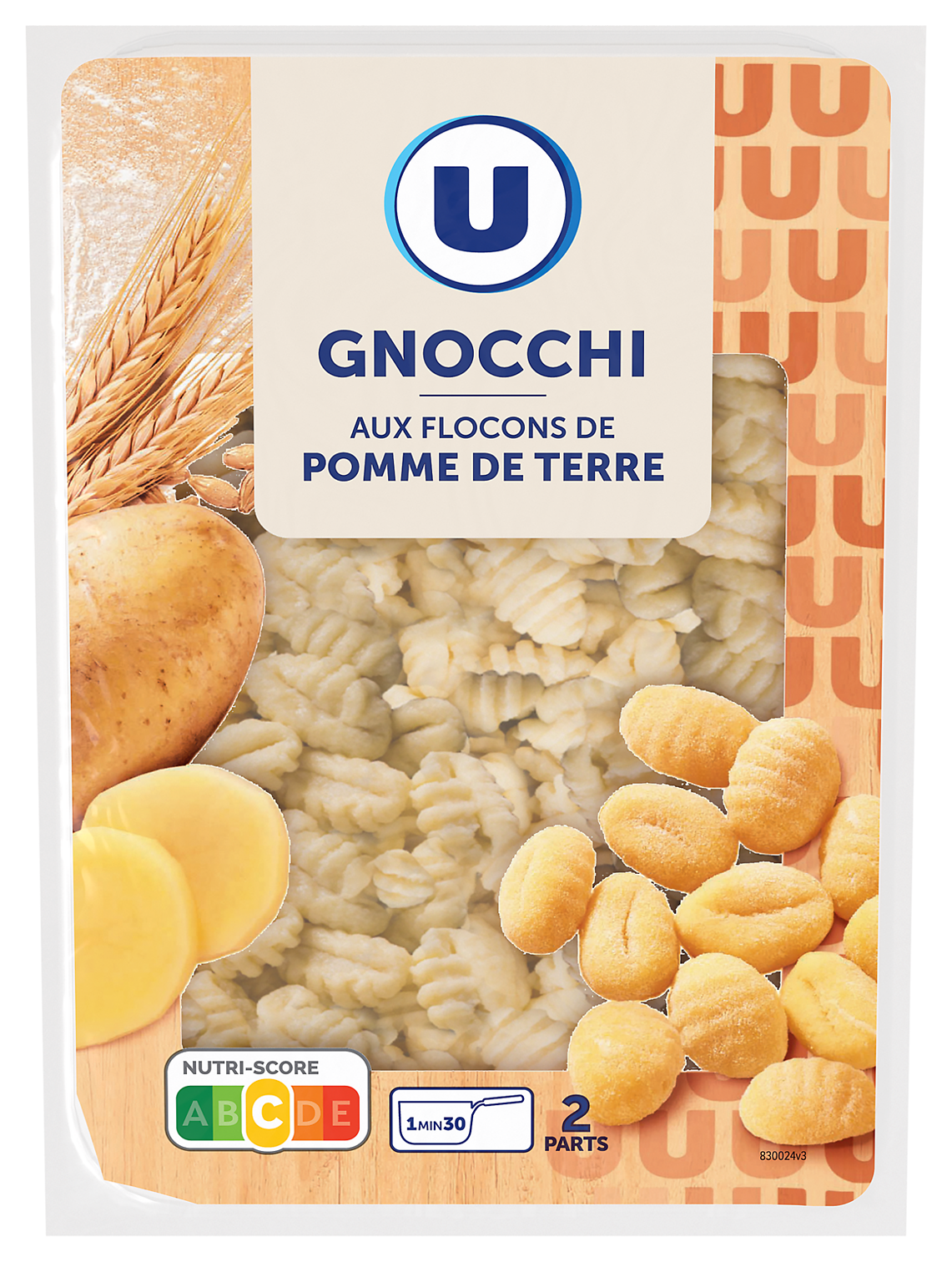 GNOCCHI AUX FLOCONS DE POMMES DE TERRE U