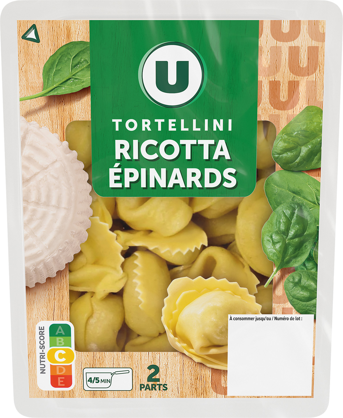  TORTELLINI RICOTTA EPINARDS U code EAN 3256227817410 