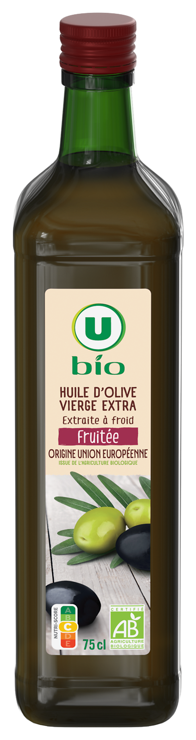  HUILE D'OLIVE VIERGE EXTRA FRUITEE U BIO code EAN 3256228408242 
