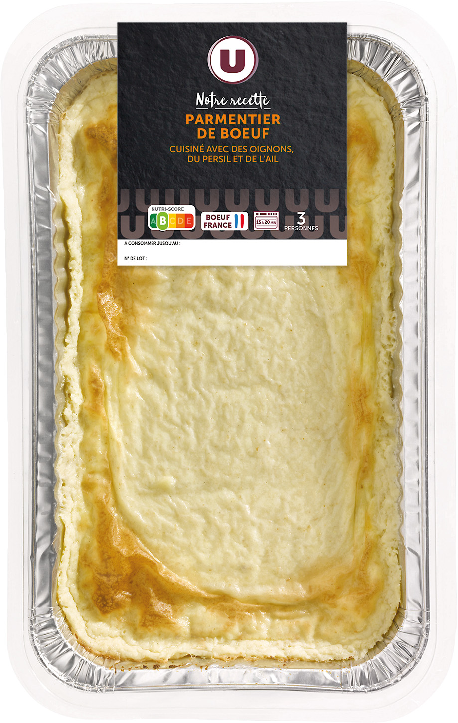  PARMENTIER DE BOEUF OU DE CANARD U code EAN 3256228586681 