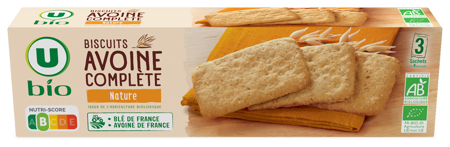  BISCUITS AVOINE COMPLETE U BIO code EAN 3256229232068 