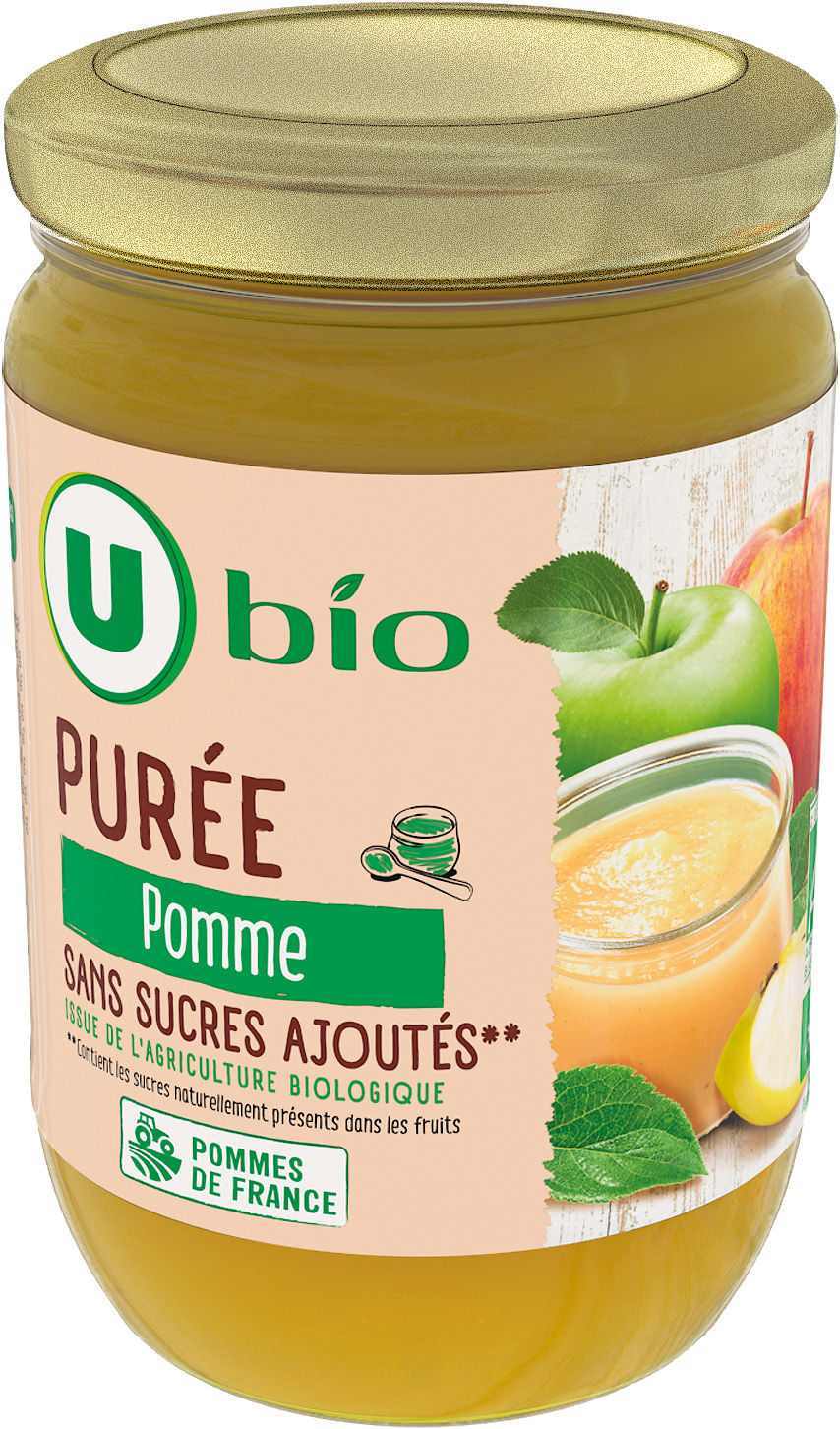  PUREE DE FRUITS SANS SUCRES AJOUTES U BIO code EAN 3256229522268 