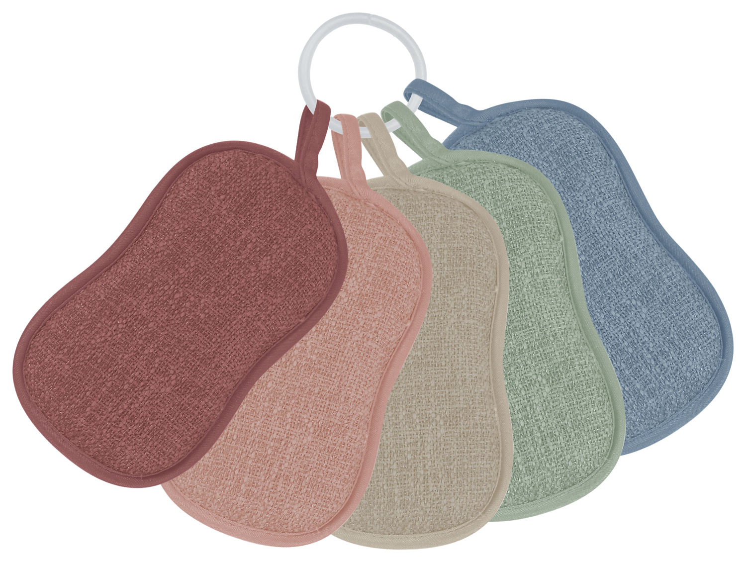  LOT DE 5 EPONGES MICROFIBRES U code EAN 3256229671201 